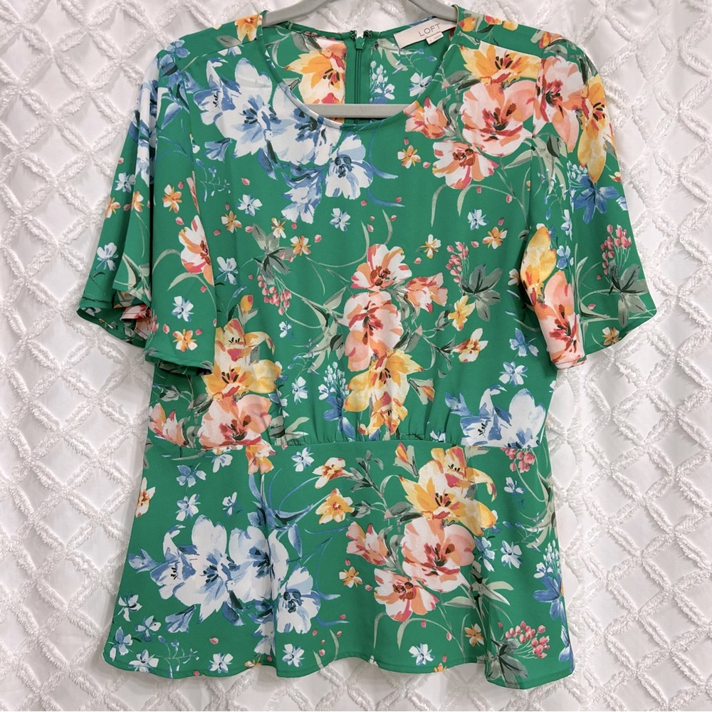 LOFT Peplum Blouse